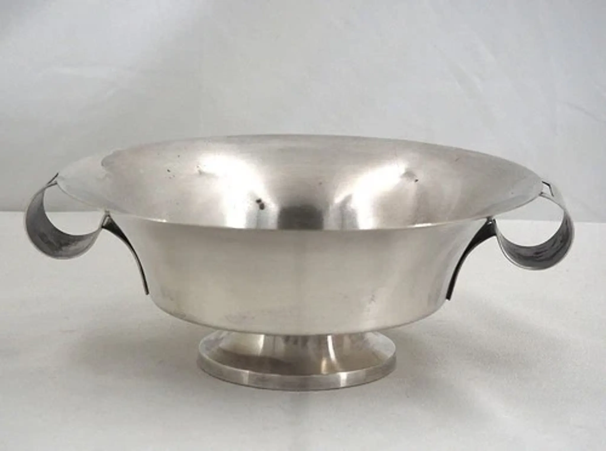 Christofle, Gallia, footed bowl, Art Deco, silver-plated, Fjerdingstad.