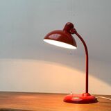 Red German table lamp mid-century 6556 by Christian Dell for Kaiser Idell, 1960s