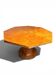 Octagonal extendable dining table Mario Sabot in burl (1970s)