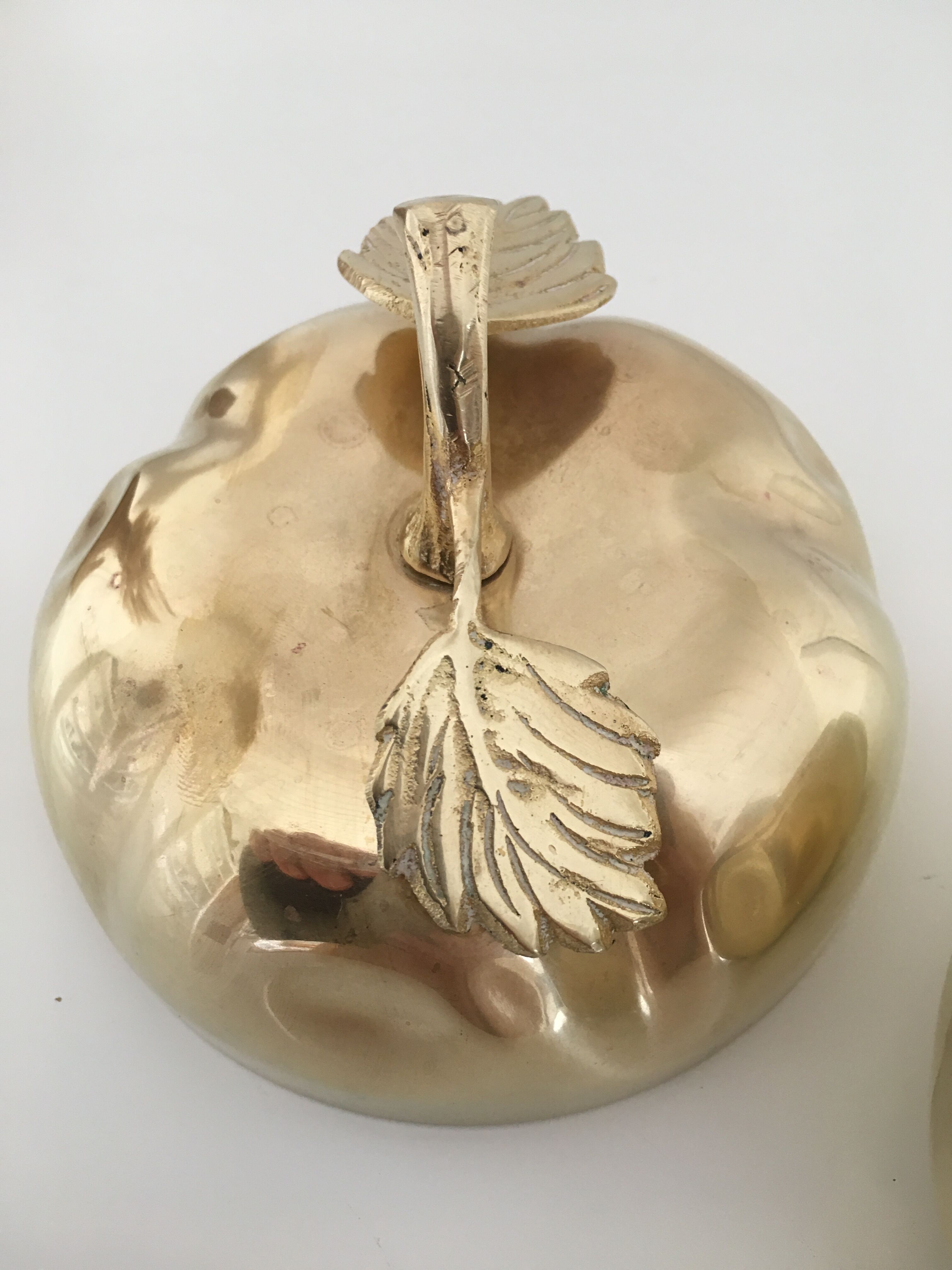 Brass apple box