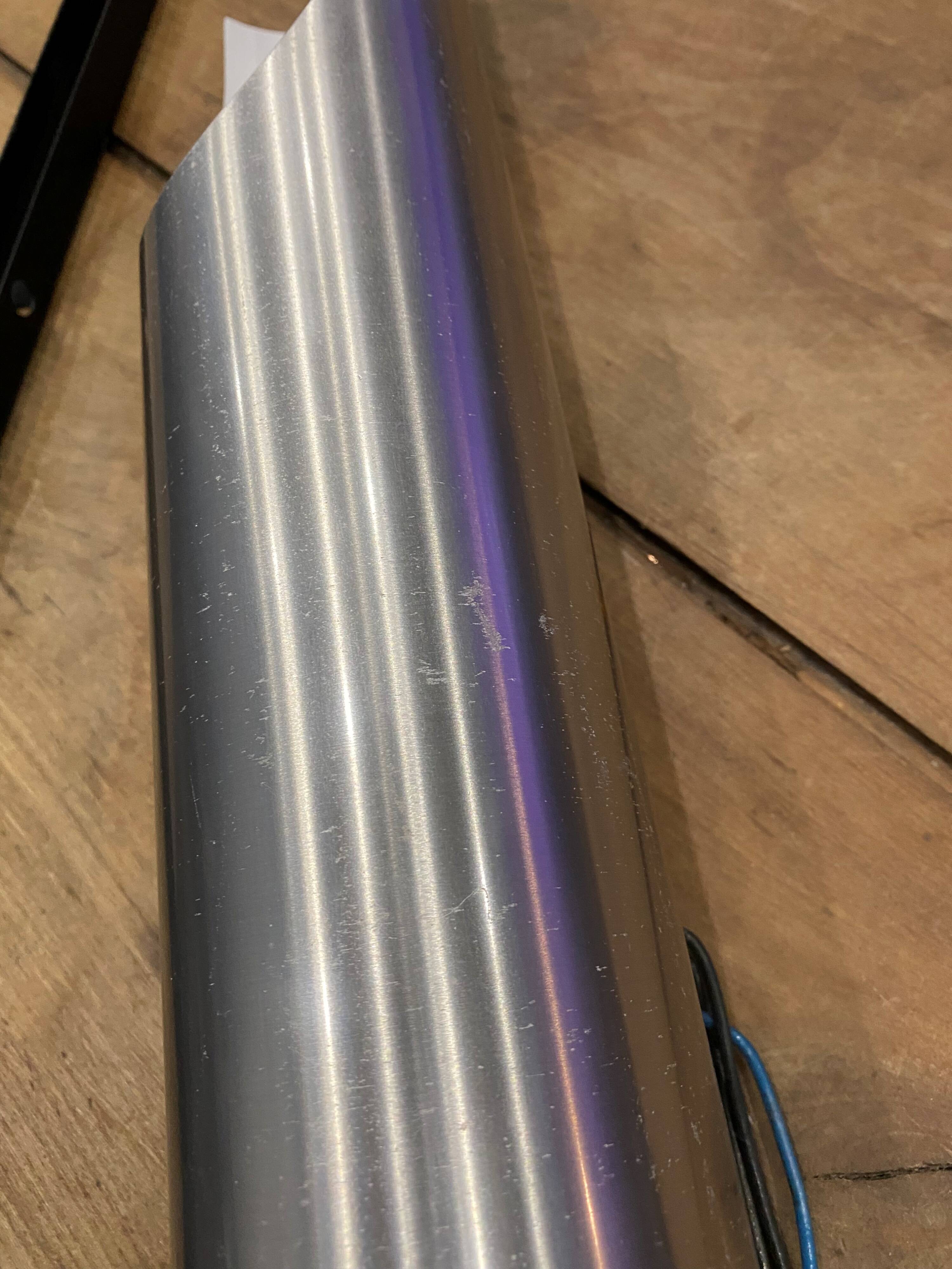 Wall lamp n2 Sconce Fuga XXL 60cm Aluminum Raak Komulainen 1970 vintage