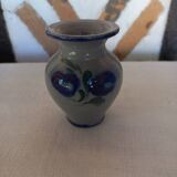 Petit vase terre grise 1970