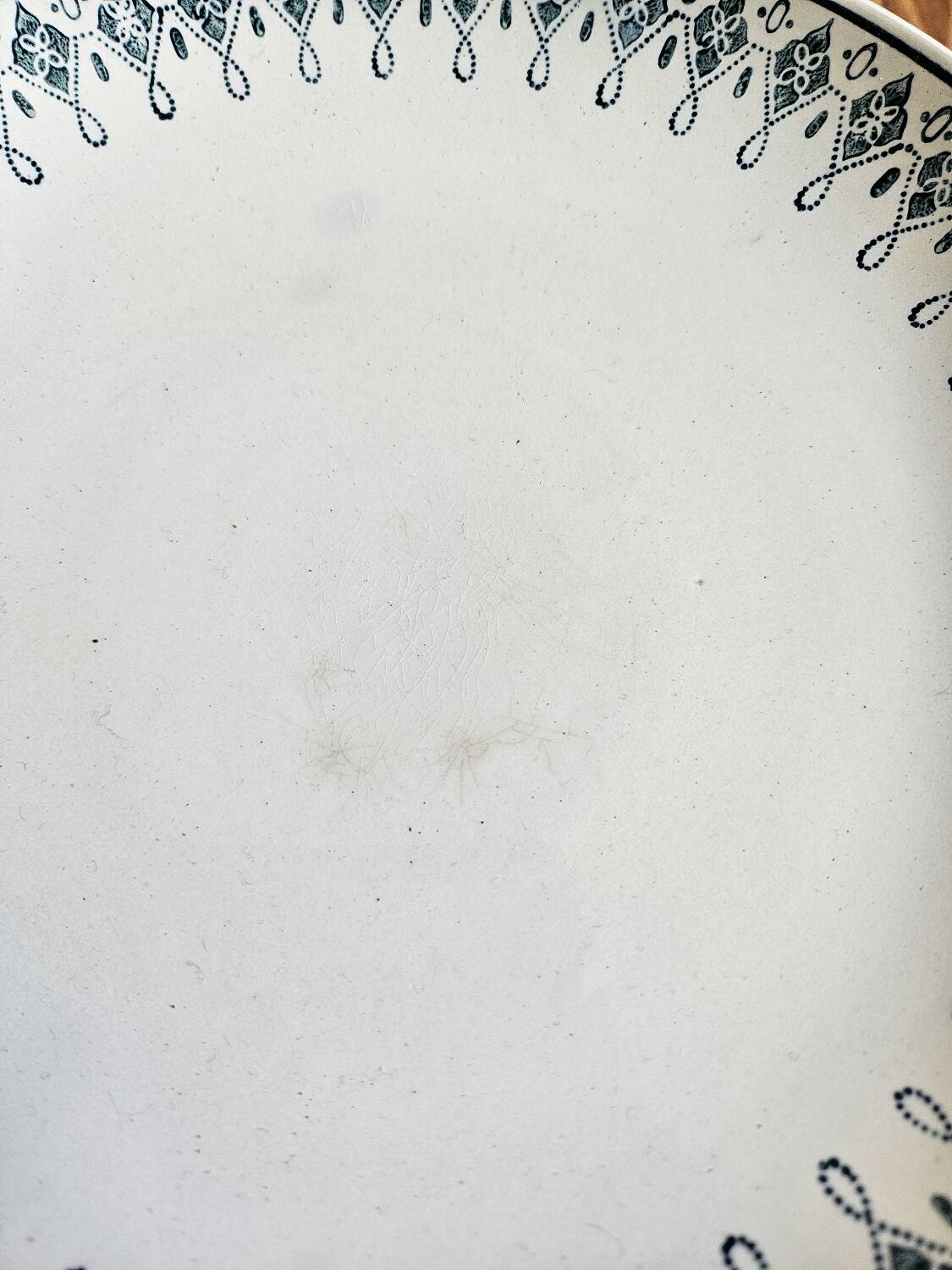 Old St Amand fruit bowl