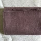 Nappe de cuisine en lin mauve 104x64