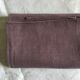 Nappe de cuisine en lin mauve 104x64