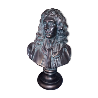 Bust of Molière in plaster