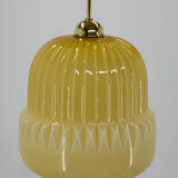 Suspension en verre du milieu du siècle, années 1960