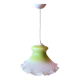 Tinted glass pendant light 1950