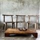 Large old teak chair or armchair H84 L60