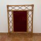 Rattan mirror, 1960, 88x66cm