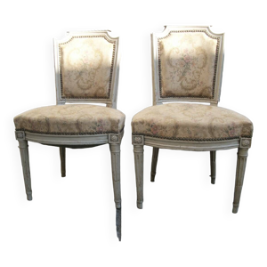 Paire de chaises L xvi