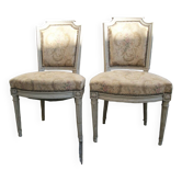 Paire de Chaises L XVI