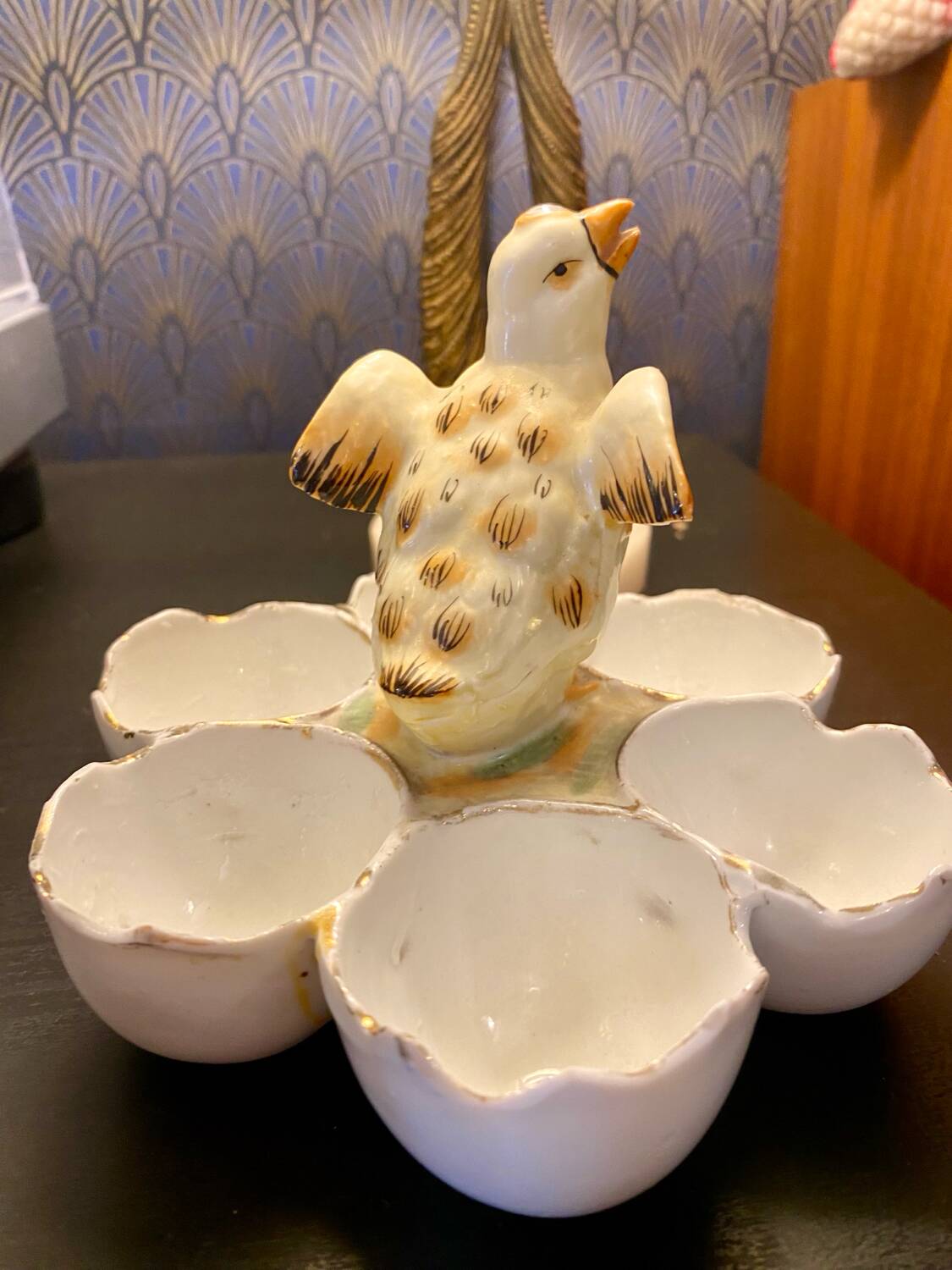 Old ceramic egg cup