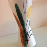 Grey cermal vase / vintage 60-70s