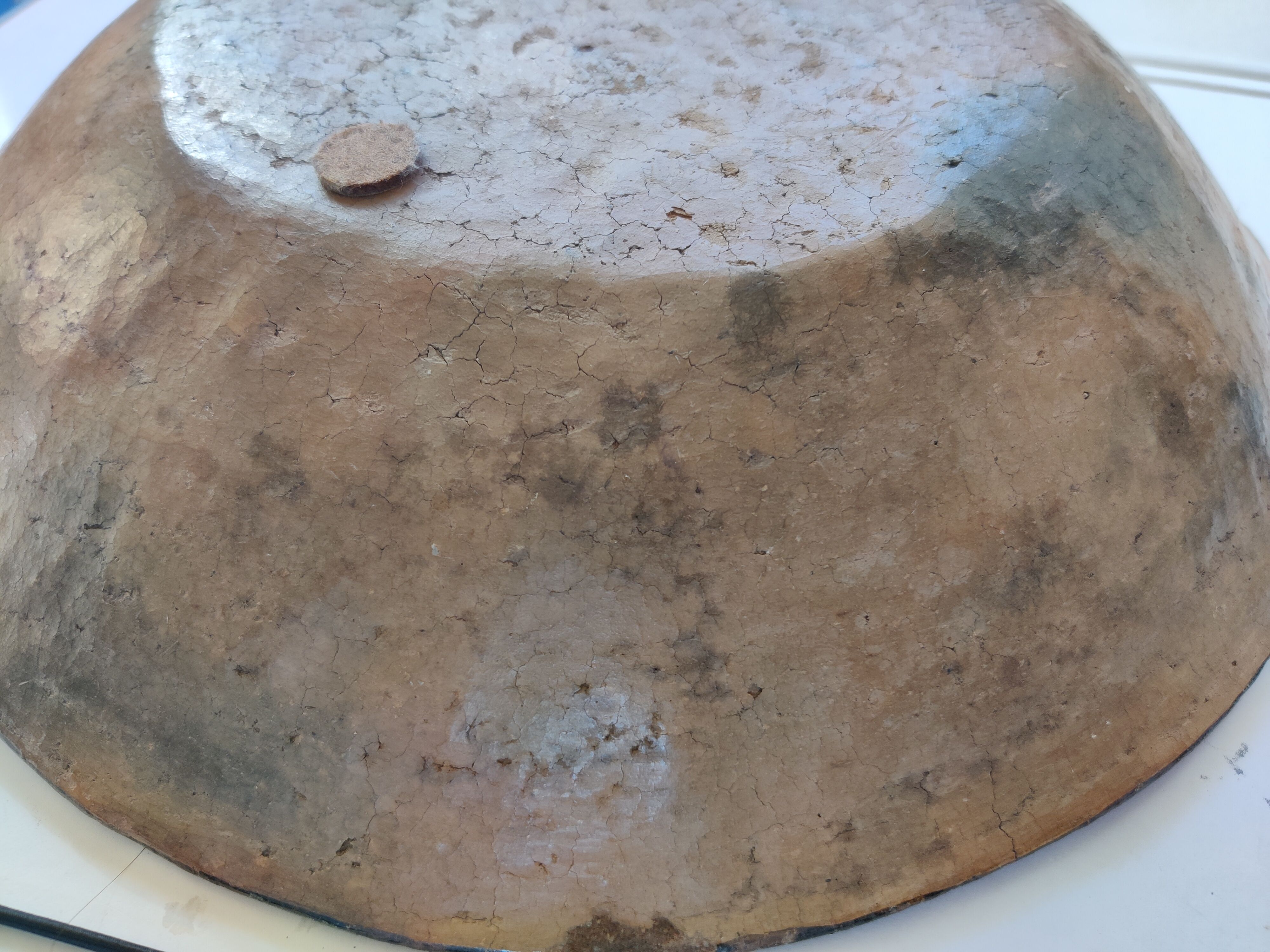 Berber Kabylie ceramic dish 33 cm before 1950