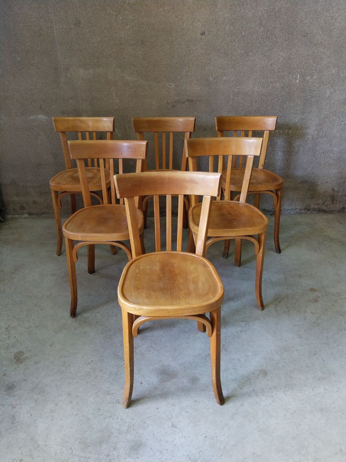 6 Bauman bistro chairs