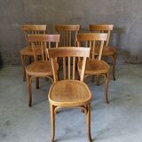 6 Bauman bistro chairs