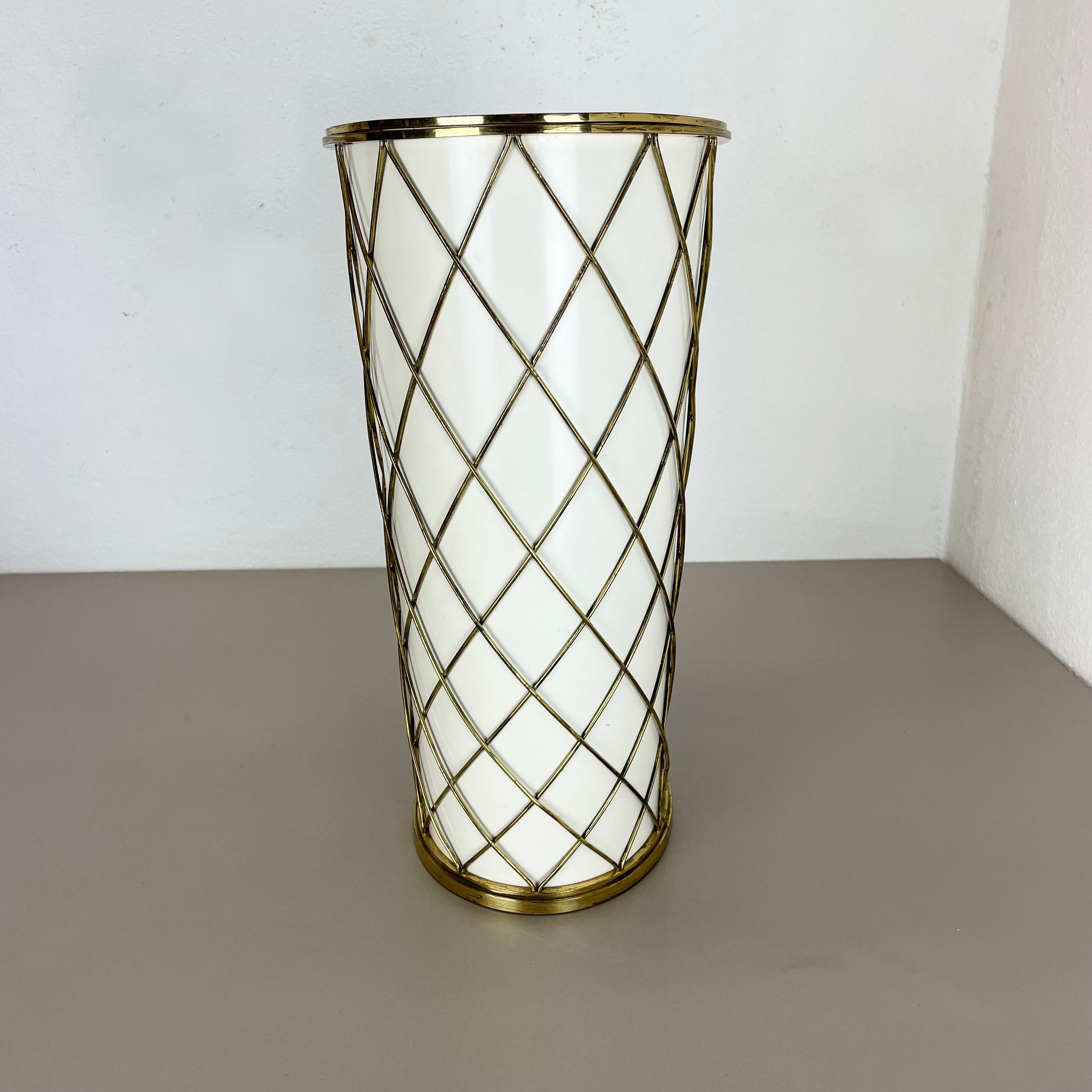 Original 1950s brass Umbrella Stand by Vereinigte Werkstätten München, Germany