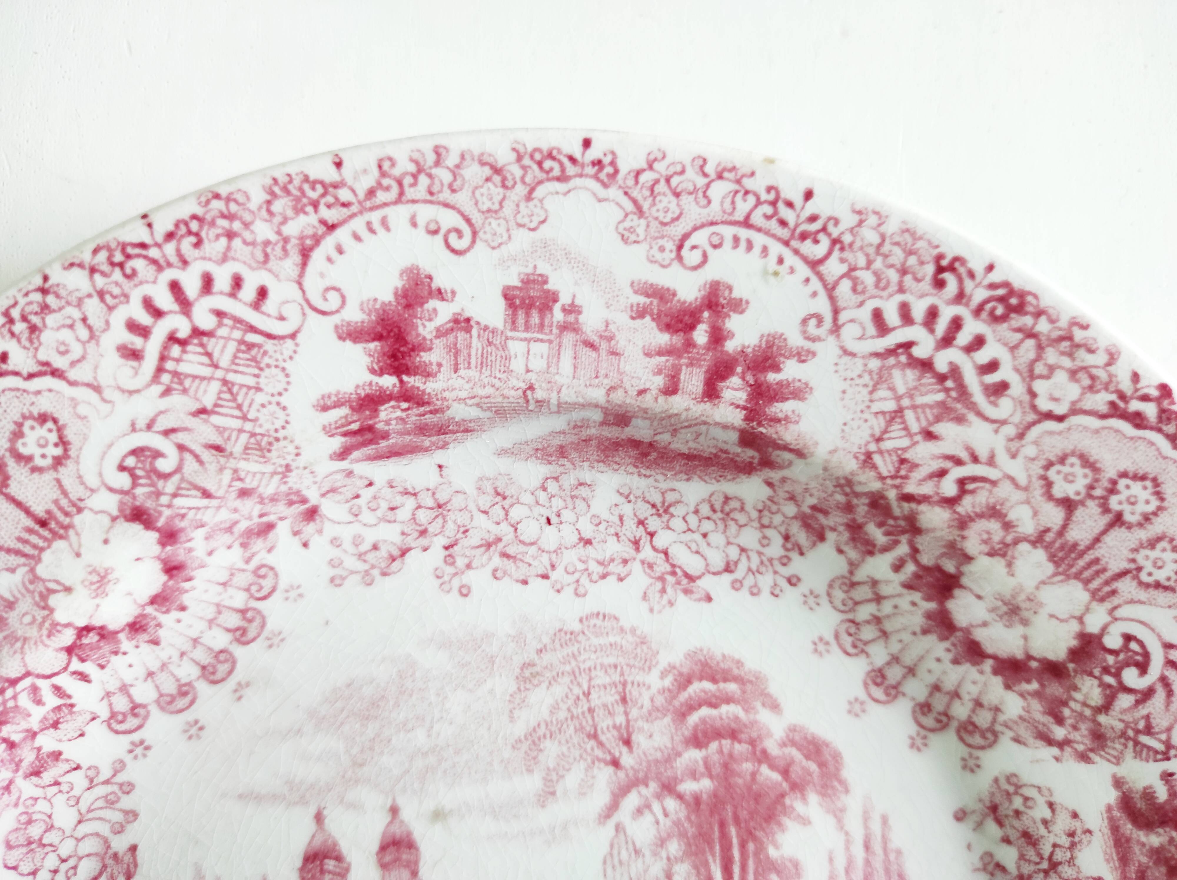 Assiette Faïence Pickman La Cartuja Séville