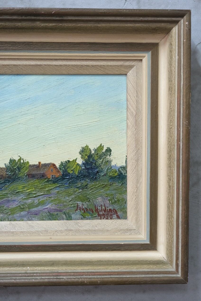 Johan Hilding Hägleby (1900-1981), Swedish Modern Painting, 1950, Oil on Canvas, Framed