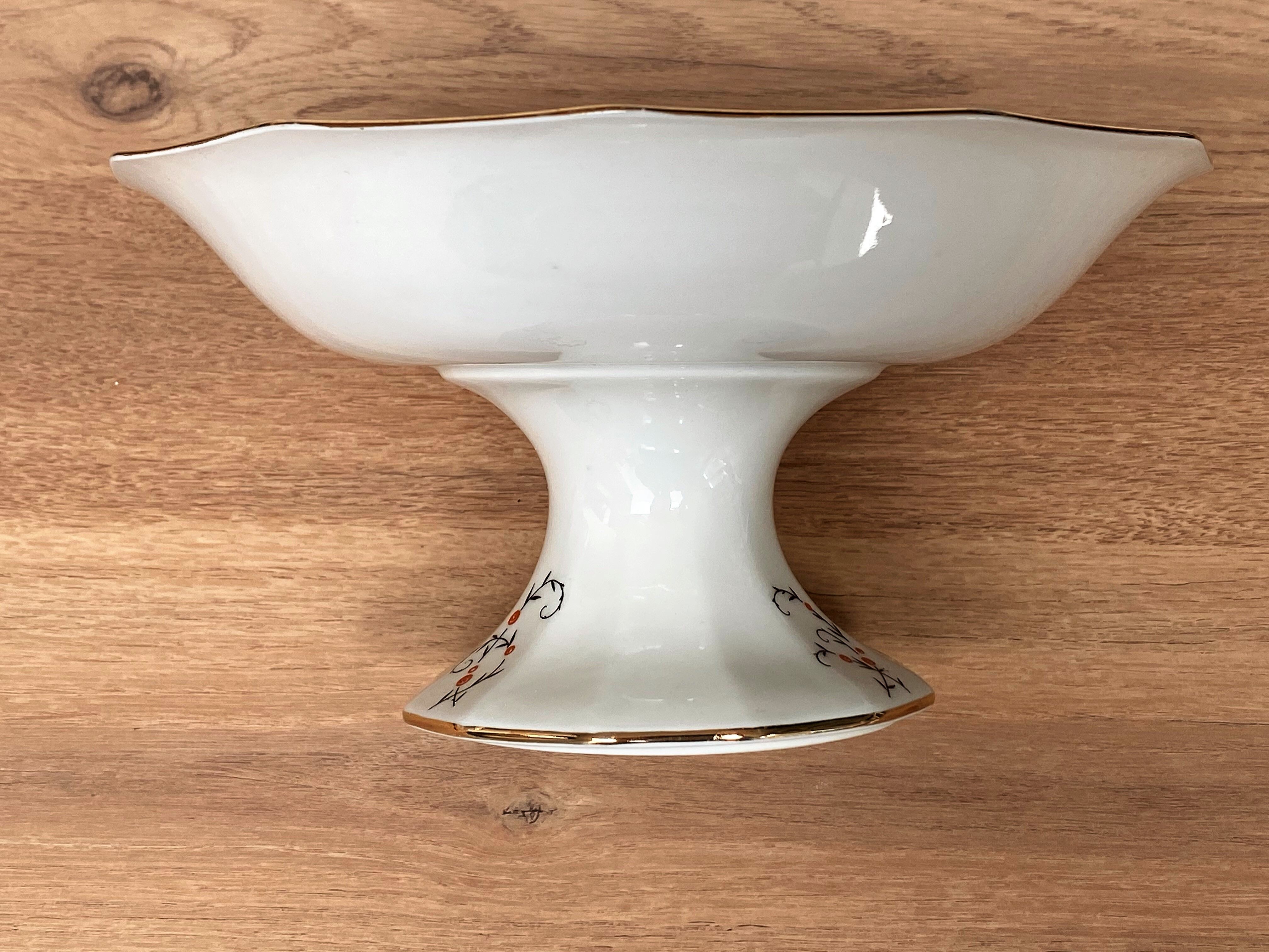 Limoges porcelain compotier