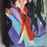 Old oil painting on canvas