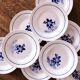 Set de 9 assiettes semi-creuses St Amand