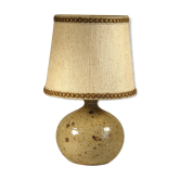 Lampe en grès et tissu  1970