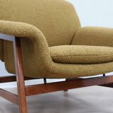 Pair 849 armchairs Gianfranco Frattini for Cassina Meda 1950s
