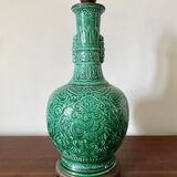 Mint green glazed ceramic lamp base