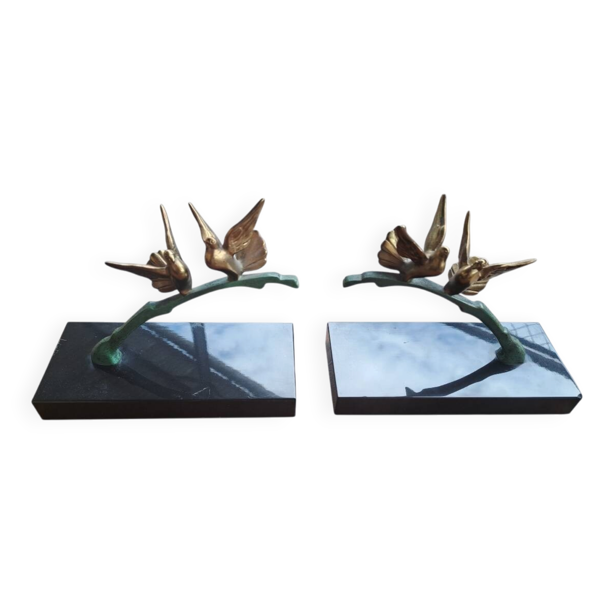 2 bookends - Art Deco