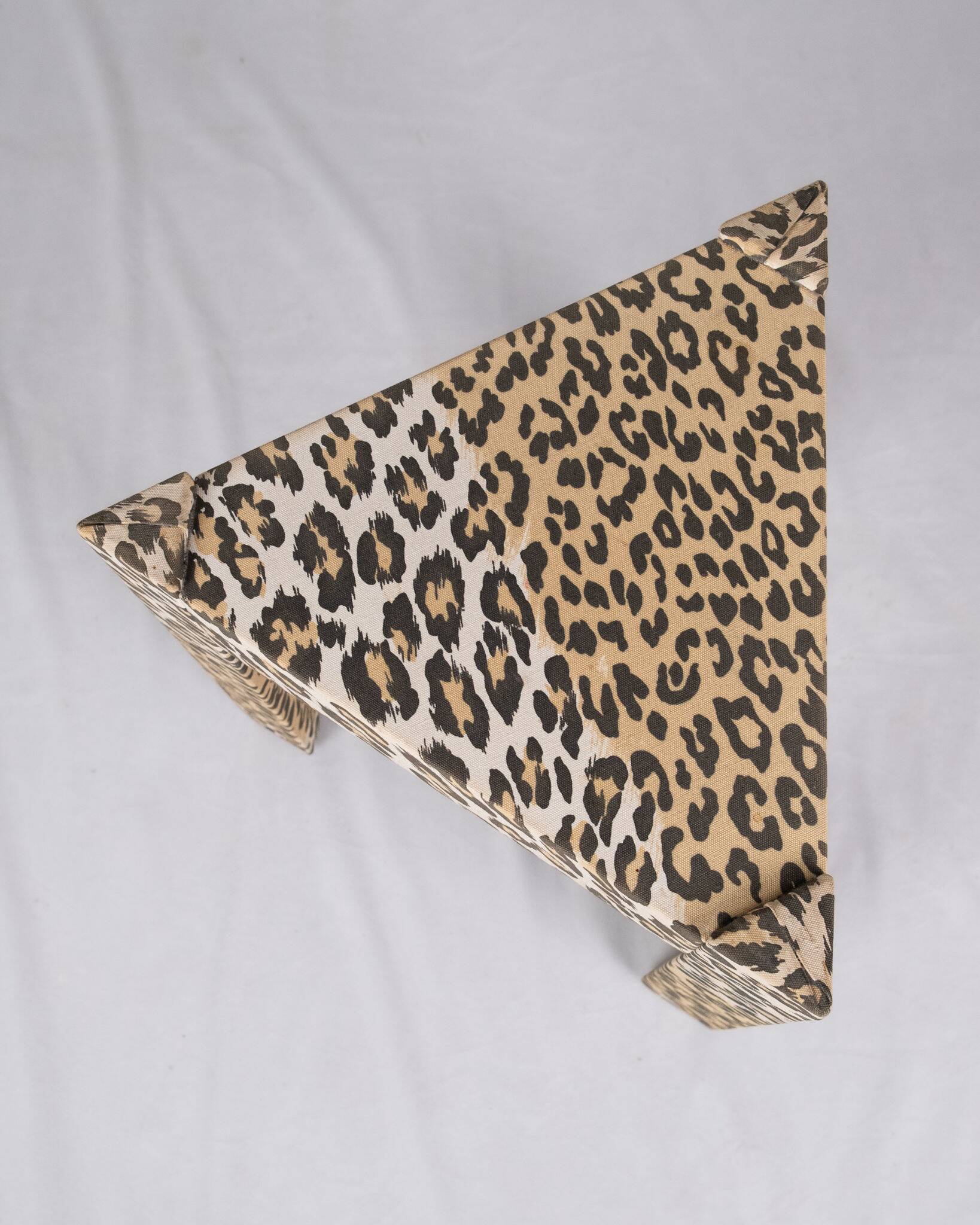 Set of nested tables upholstered, Pierre Frey, 1970s