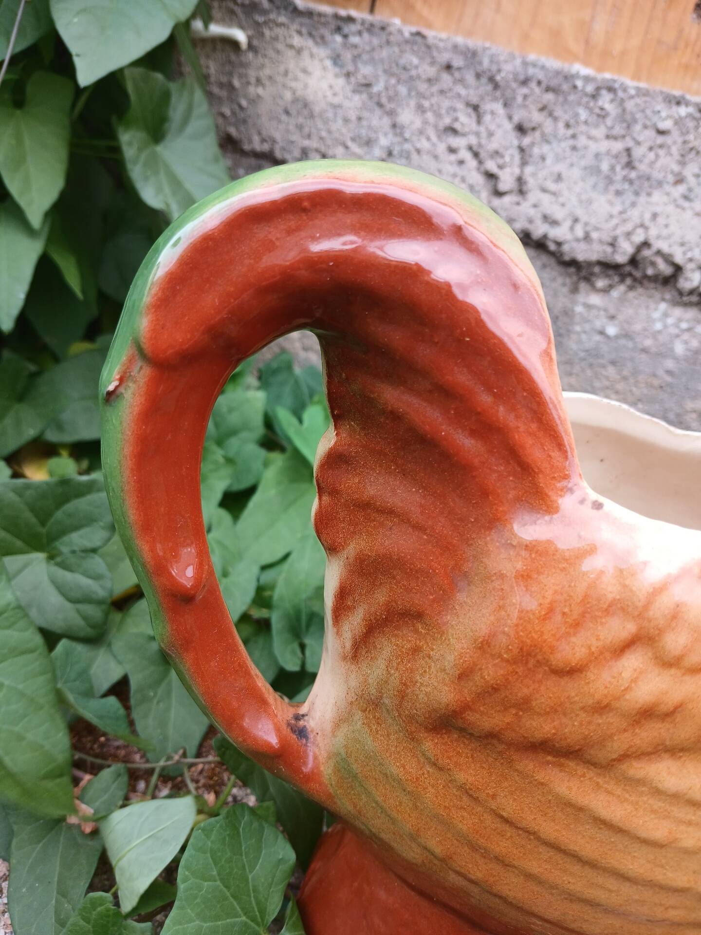 Antique jug in slipware