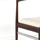 Set of 6 Rosewood AWA Dining Chairs 'Bennekom'  - new upholstery