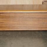 Left corner desk in Brazilian wood Mid Century Modern style