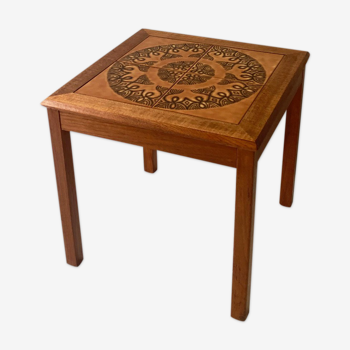 Table basse carrelée danoise du milieu du siècle par Mobelfabrikken Toften
