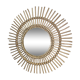 Miroir soleil en rotin 56cm