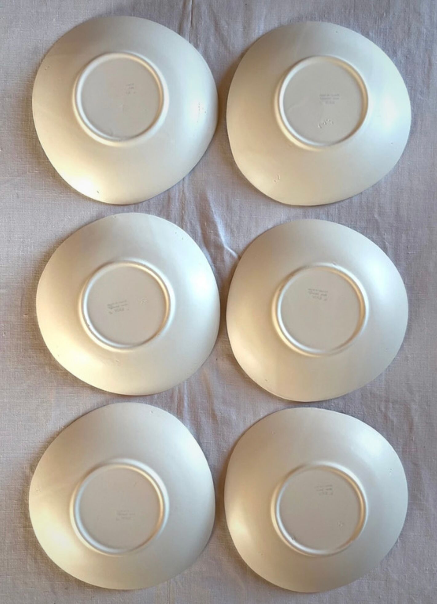 Niderviller hollow plates "Sail"