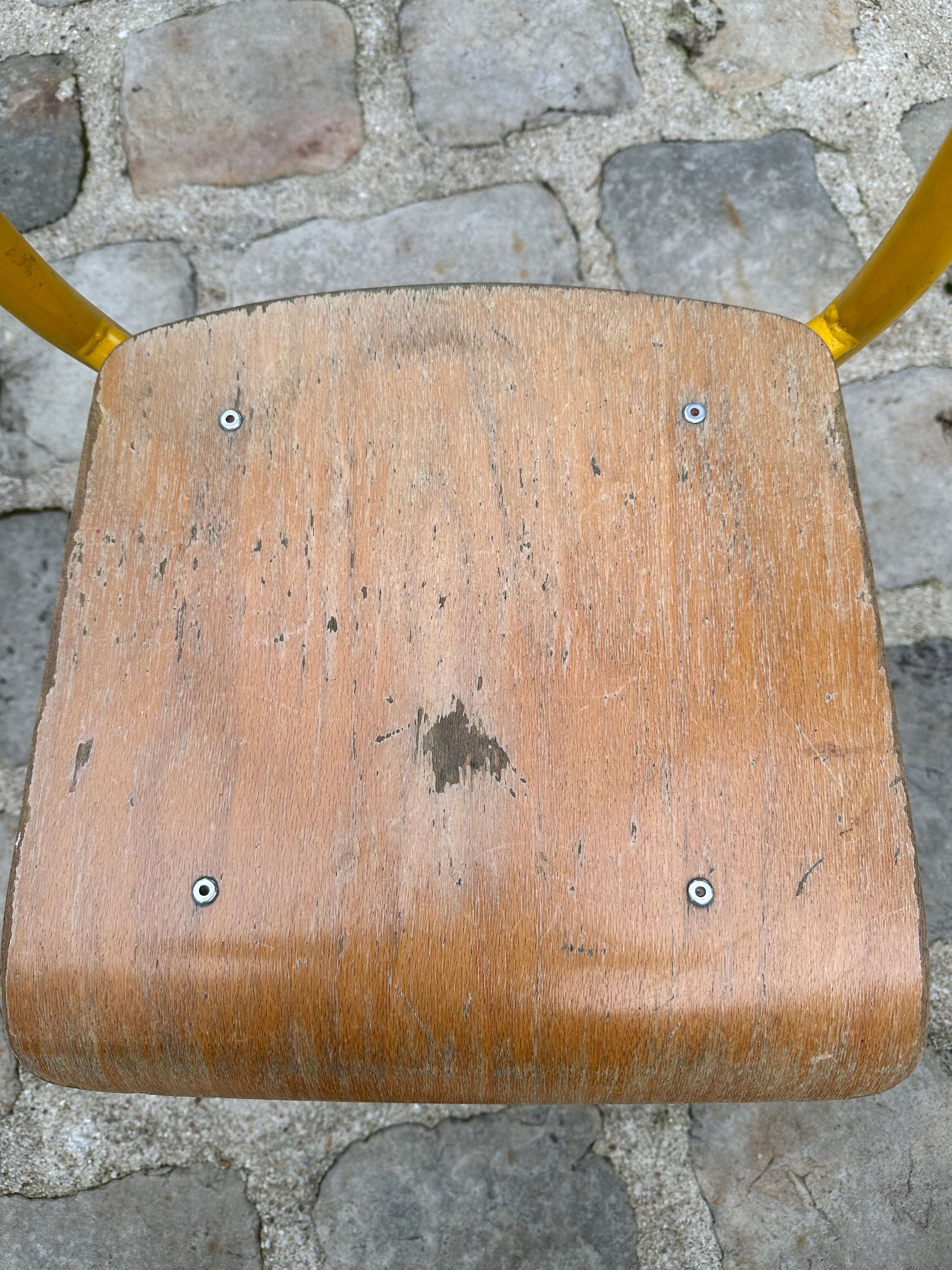Pair of school chairs