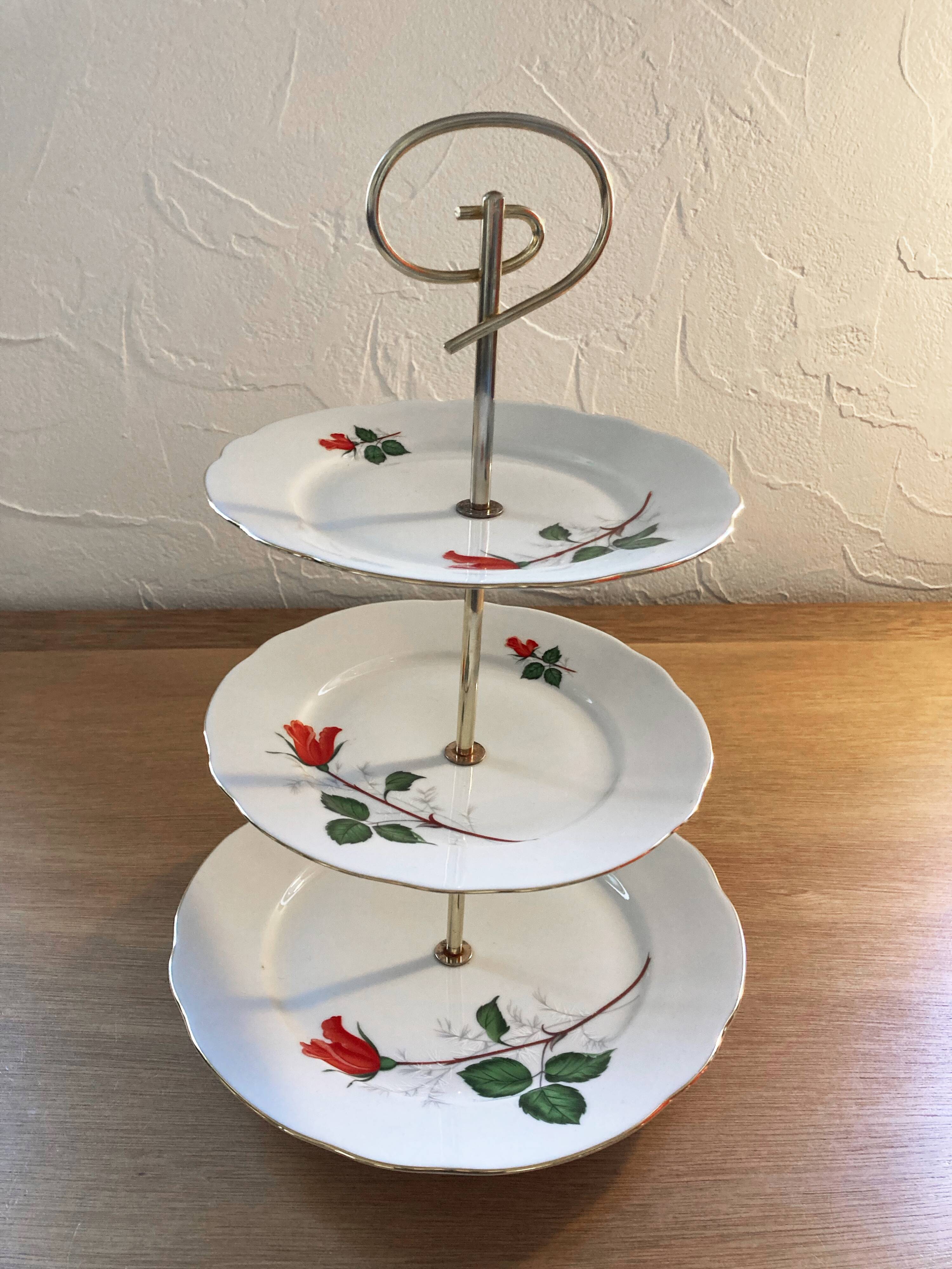 Mute Servant 3 trays, Hartporzellan Germany