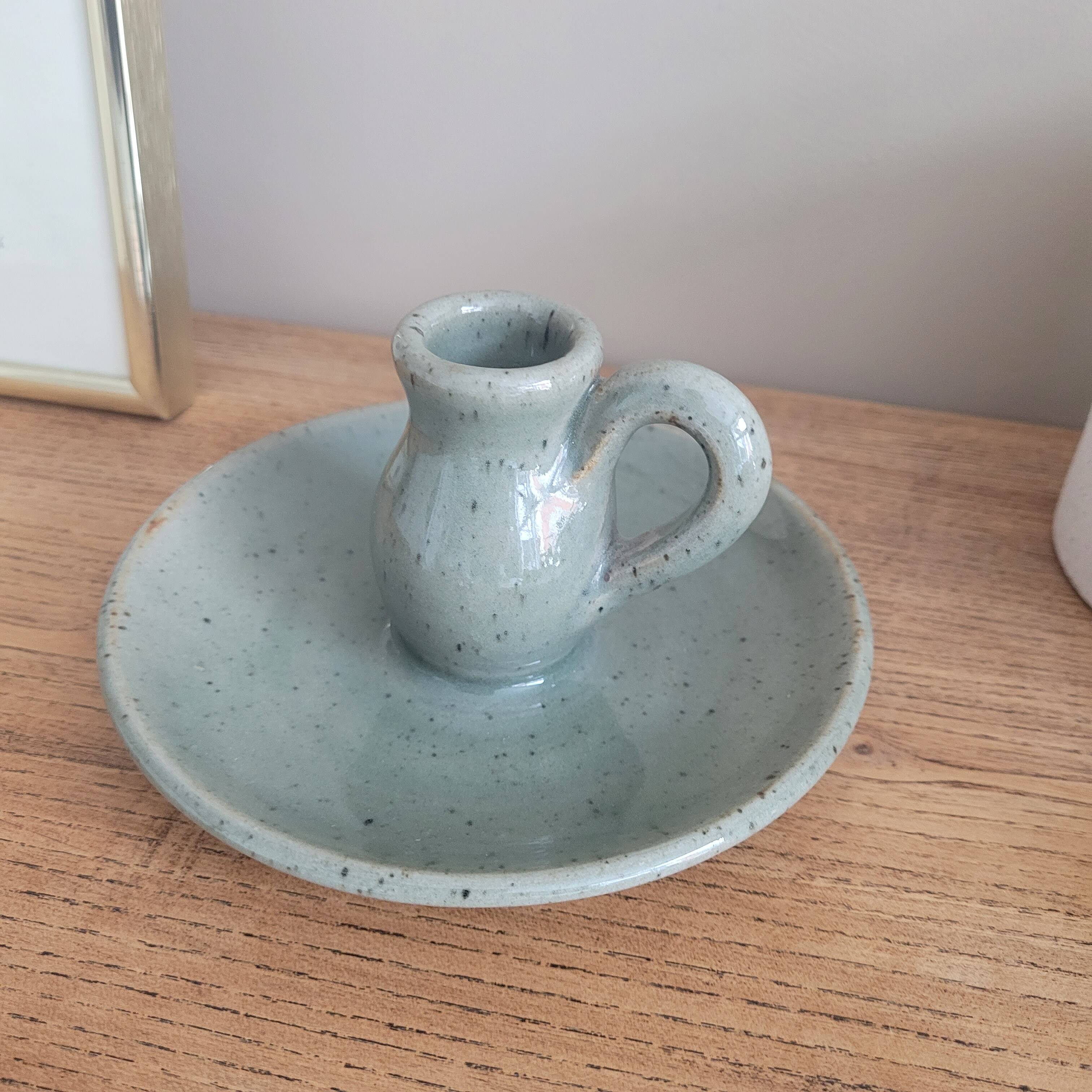 La Redoute x Selency ceramic candle holder 04 gray