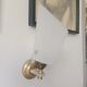 Pair of vintage scroll wall lights