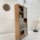 Vintage bookcase in solid oak.