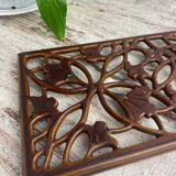 Rectangular cast iron trivet