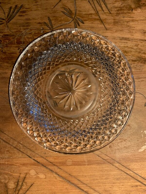 Ancien service de nuit cristal Baccarat fin XIXeme