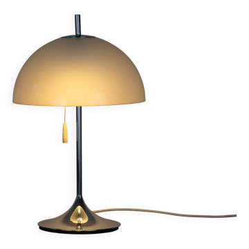 Lampe de bureau vintage Frank Bentler Wila, blanche, design allemand du milieu du siècle moderne