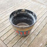 Ancien Cache-Pot en Céramique West Germany Fat Lava