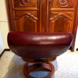 Scandinavian reclining relax armchair in Anderssons leather