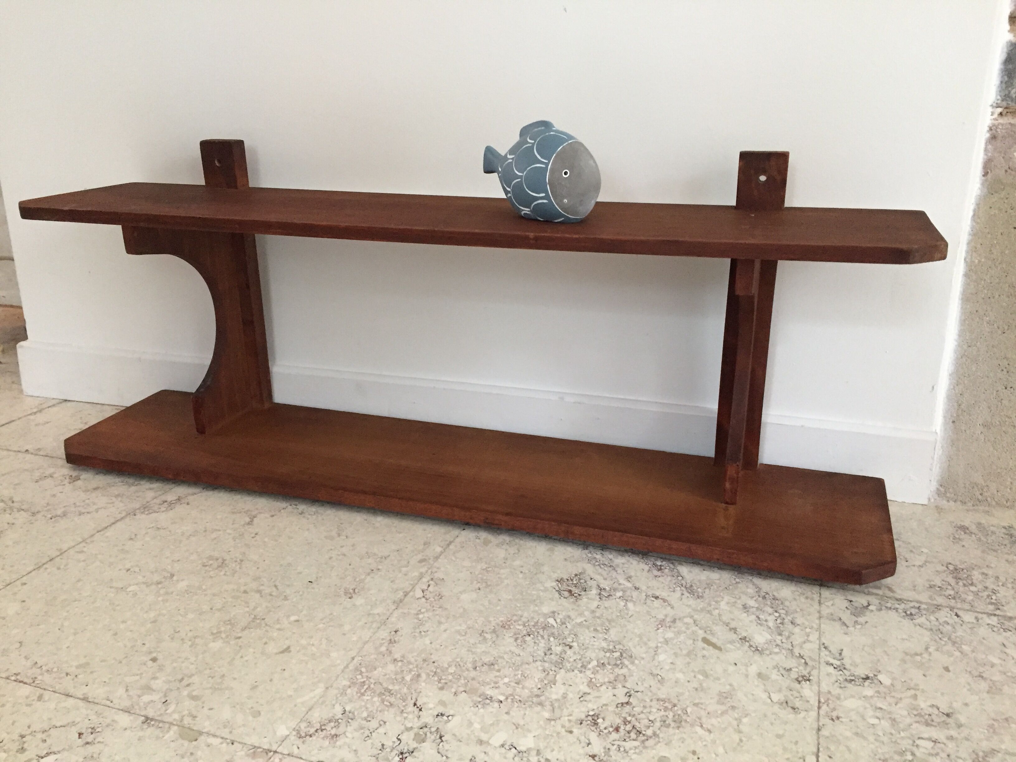 Vintage double shelf