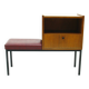 Telephone Bench in Wood and Metal, 1970s